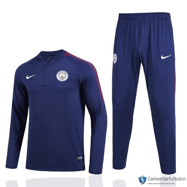 Chandal De Lana Manchester City 2017-18 Azul